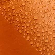 Gotas de água sobre a superfície cerâmica